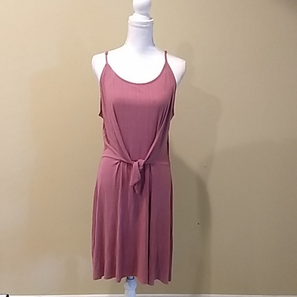 Dusty Rose colored slip dress, XL - Picture 1 of 4